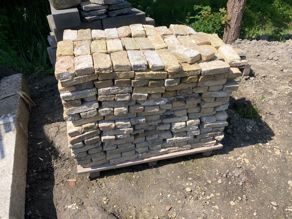 Partij kleine Friese boeren Ijssel geeltjes, Doe-het-zelf en Verbouw, Metselstenen, Ophalen, Zo goed als nieuw, Bakstenen