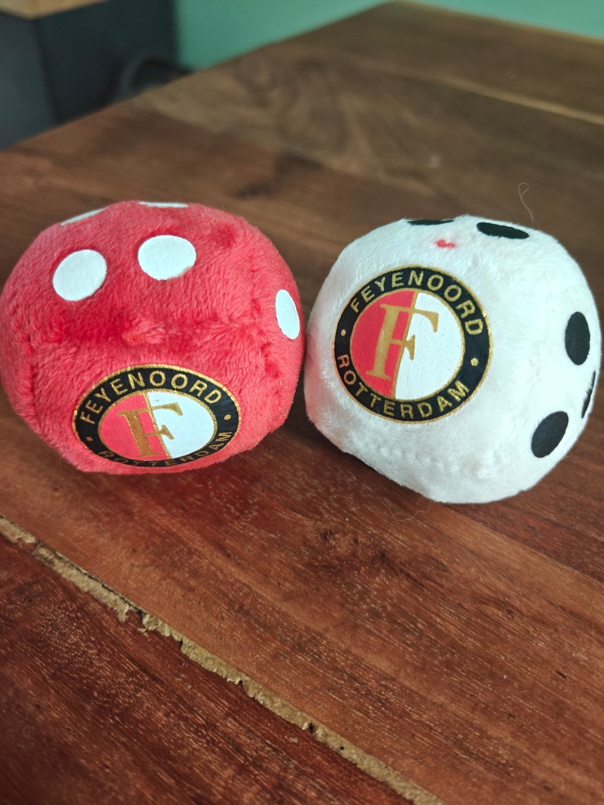 Feyenoord dobbelstenen - Pluche dobbelstenen, Verzamelen, Ophalen of Verzenden