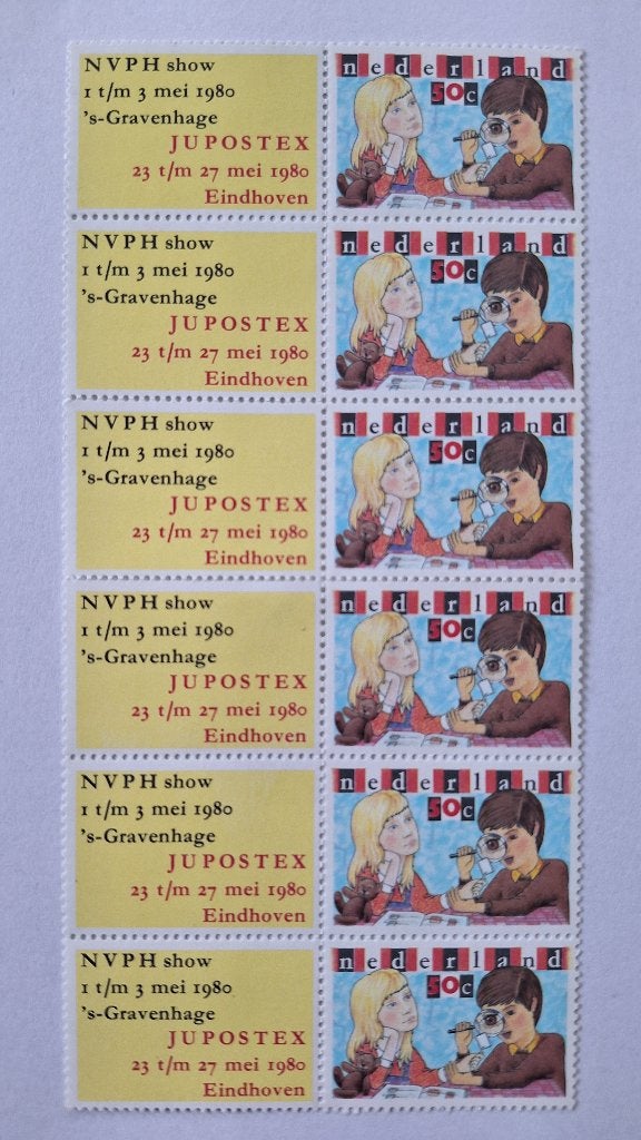 Nederland 1980 Filatelie NVPH show en Jupostex NVPH 1201, Ophalen of Verzenden, Na 1940, Postfris