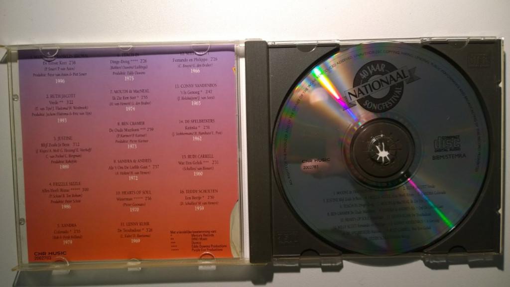 40 Jaar Nationaal Songfestival, Cd's en Dvd's, Cd's | Verzamelalbums, Ophalen of Verzenden, Zo goed als nieuw, Nederlandstalig