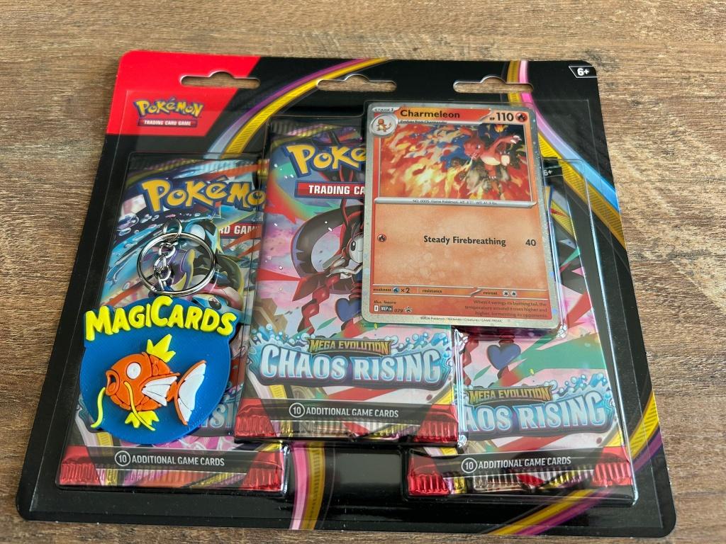 Chaos Rising - 3 Blisterpack, Ophalen of Verzenden, Nieuw, Meerdere kaarten, Foil