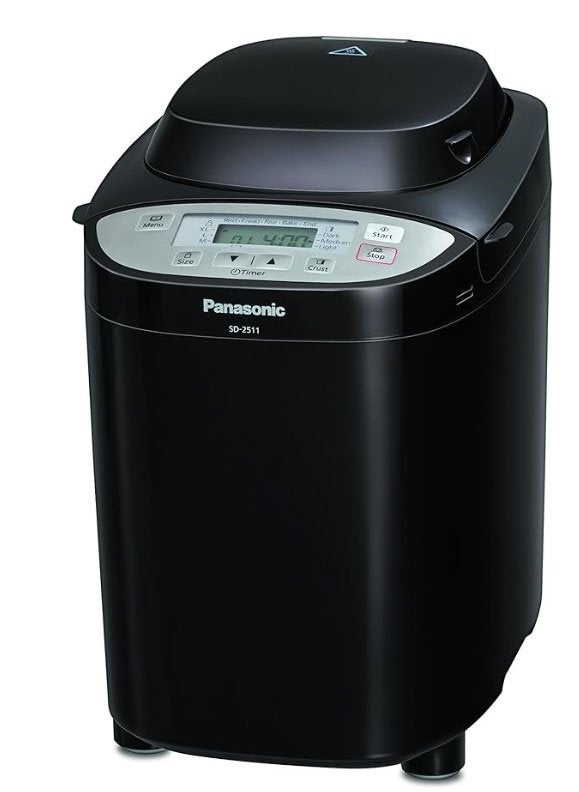 broodbakmachine Panasonic SD-2511KXE - Zwart, Met timer, Nieuw, Ophalen of Verzenden, Kijkvenster