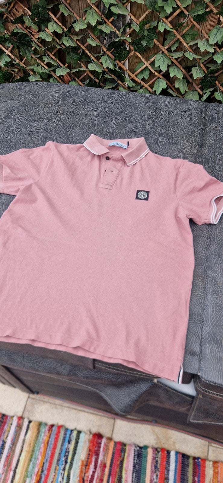 Stone Island Slim Fit Polo - Roze - Maat XL, Maat 56/58 (XL), Ophalen of Verzenden, Roze, Stone Island