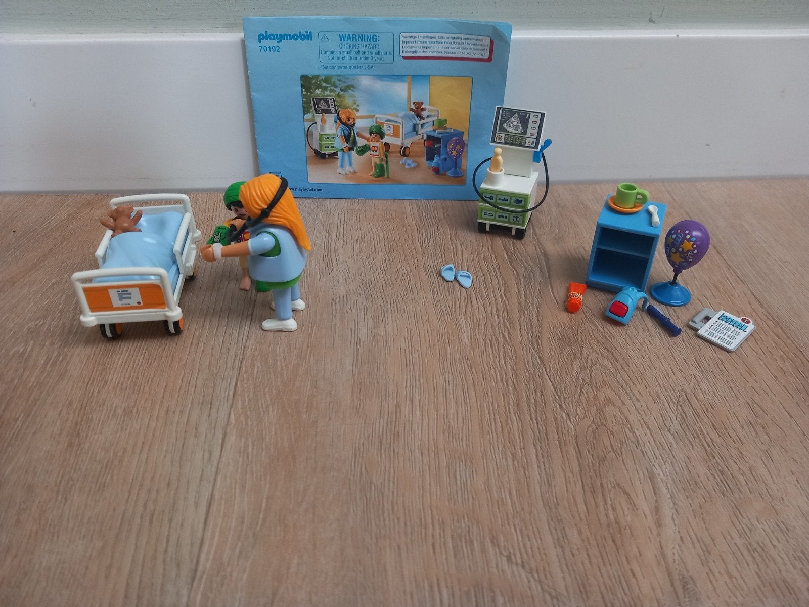 70192 Ziekenhuis Playmobil, Kinderen en Baby's, Ophalen, Gebruikt, Complete set, Overige typen