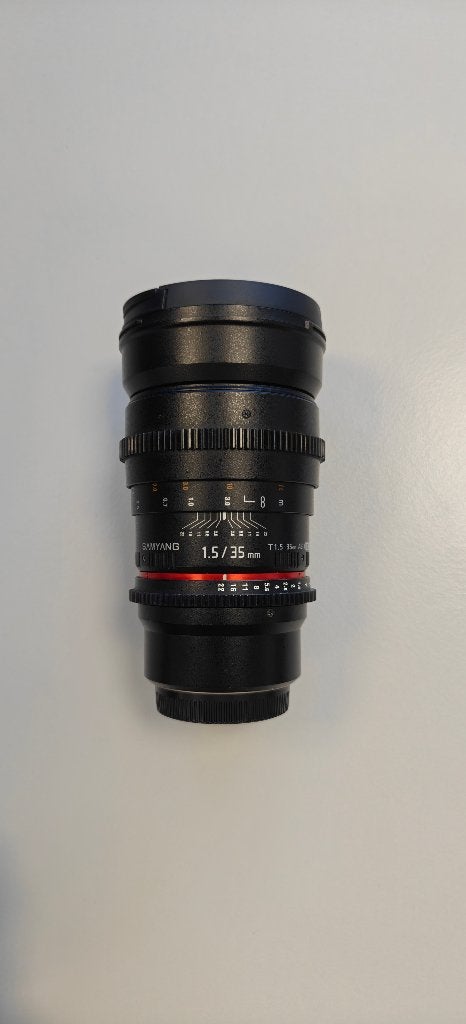 Samyang 35mm T1.5 AS UMC Cine lens, Ophalen, Gebruikt, Samyang, Micro Four Thirds