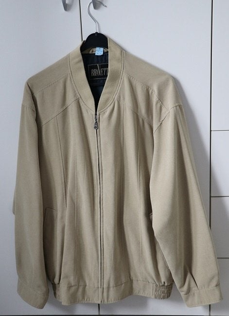 Bravetta heren jack, zomerjack, beige, maat 52, Maat 52/54 (L), Beige, Ophalen of Verzenden, Bravetta