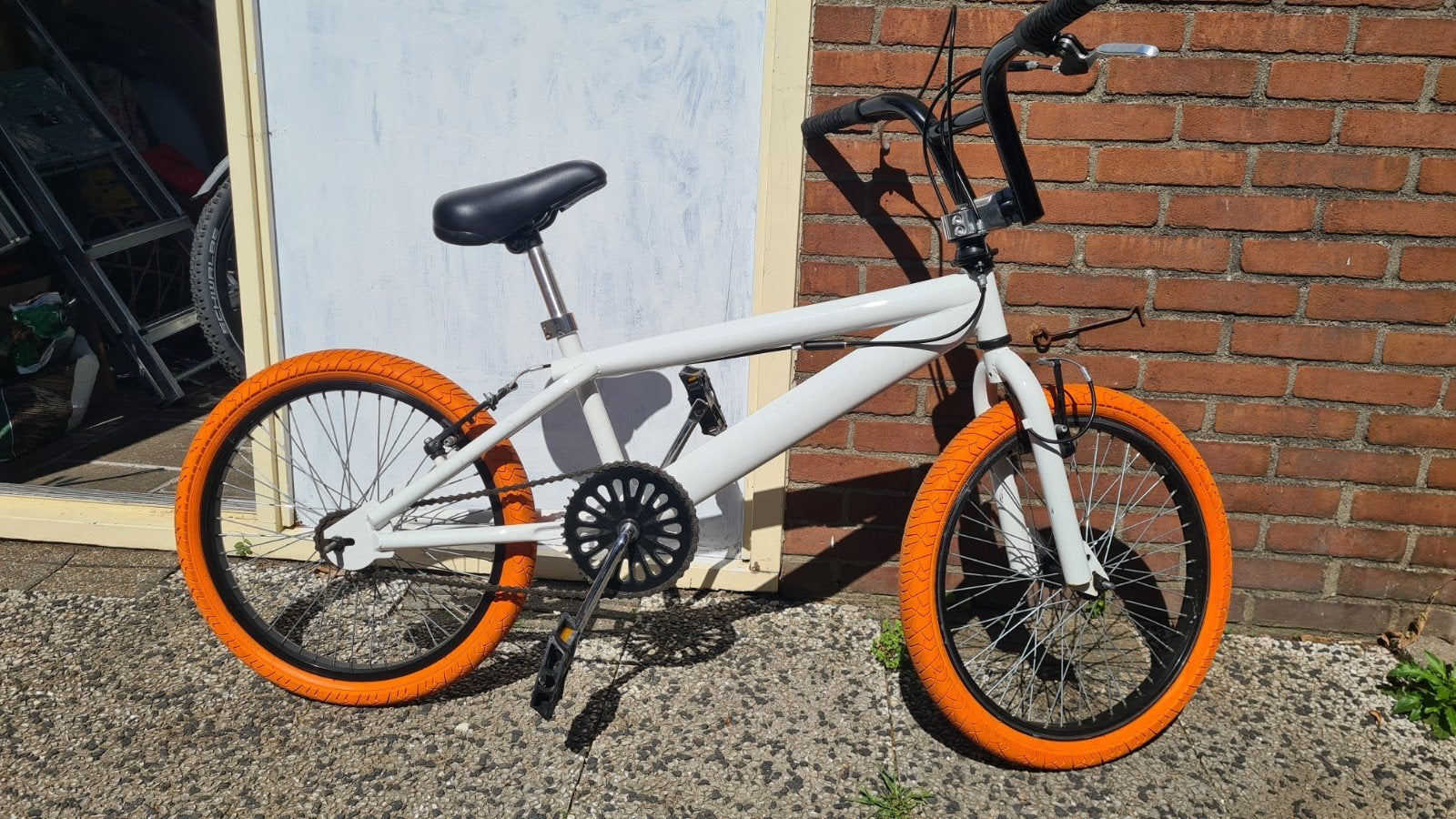 Kinder fiets BMX Freestyle / Crossfiets, Ophalen, Staal, Velgrem, V-brakes