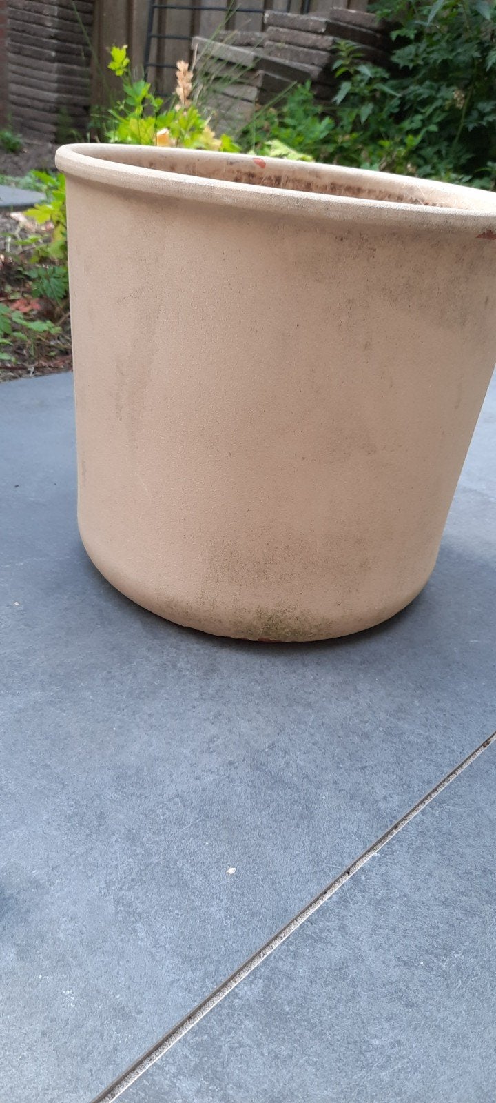 Grote terracottakleurige bloempot(ophalen aub, Tuin en Terras, Bloempotten, Gebruikt, 40 cm of meer, Rond, Ophalen of Verzenden