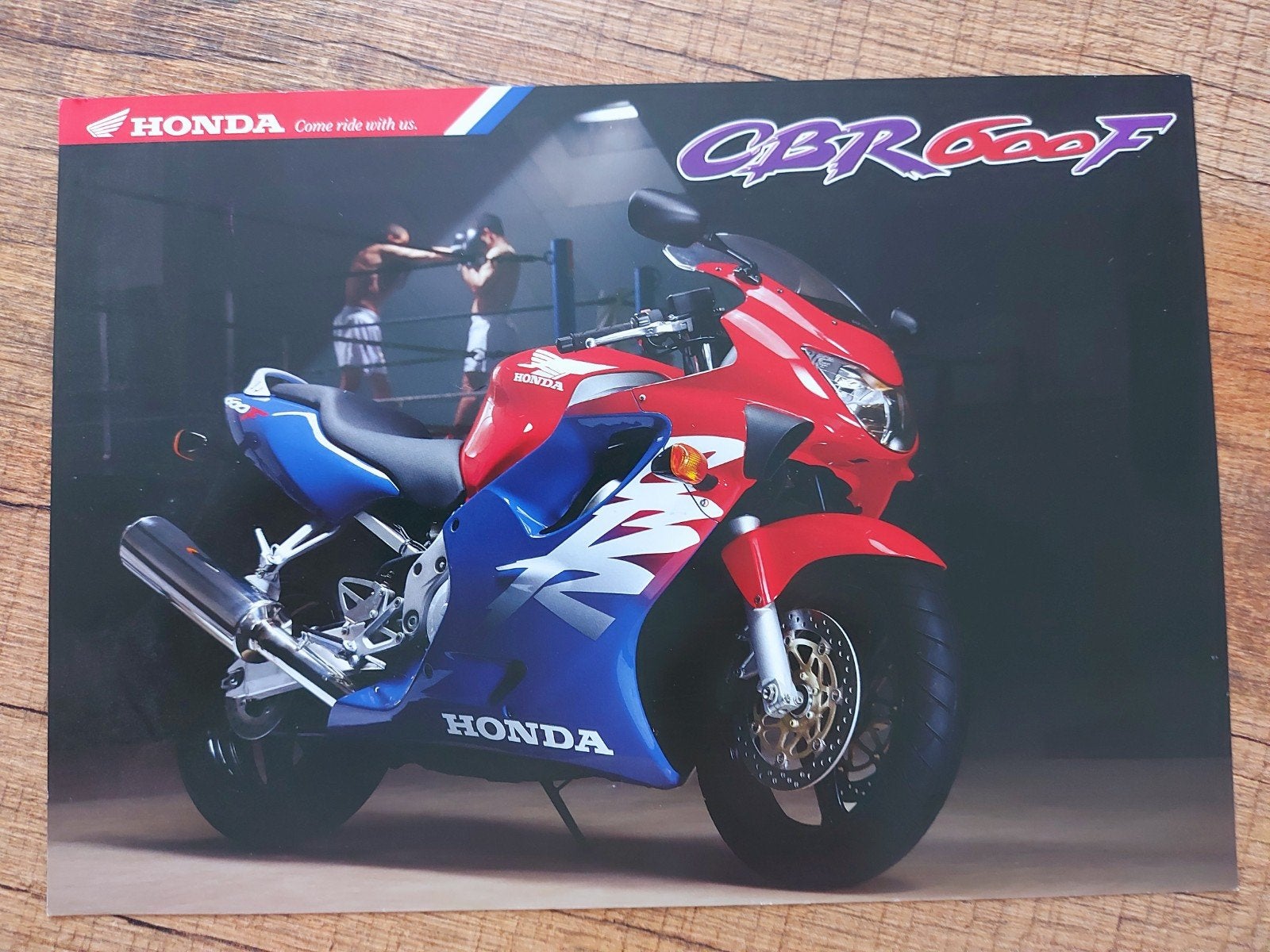 Honda CBR 600 F motorfiets folder sheet, Ophalen of Verzenden, Honda