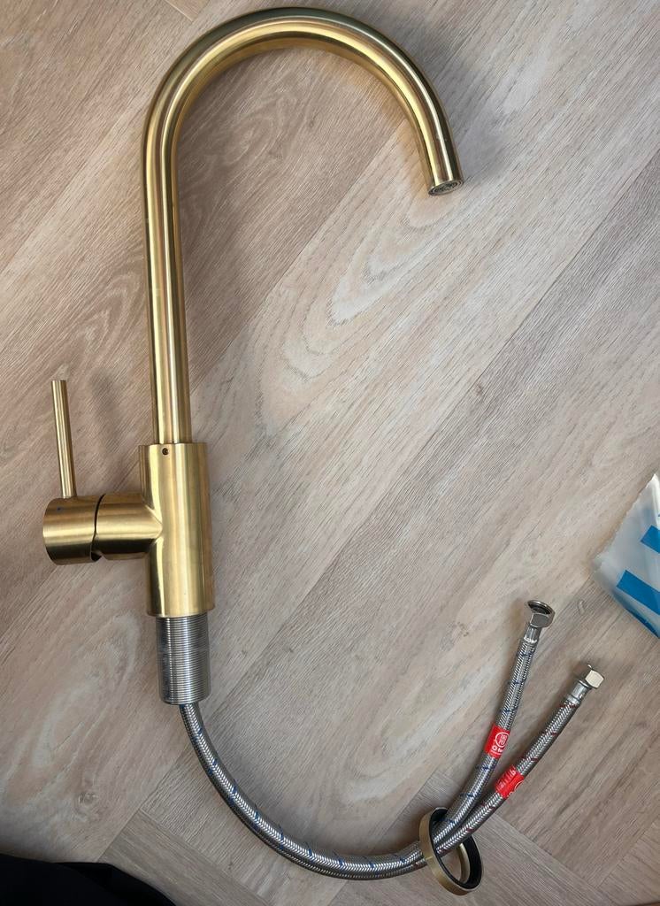 Laatste kans! Goudkleurige Lanesto Keukenkraan, Ophalen, Overige typen, Goud, Zo goed als nieuw