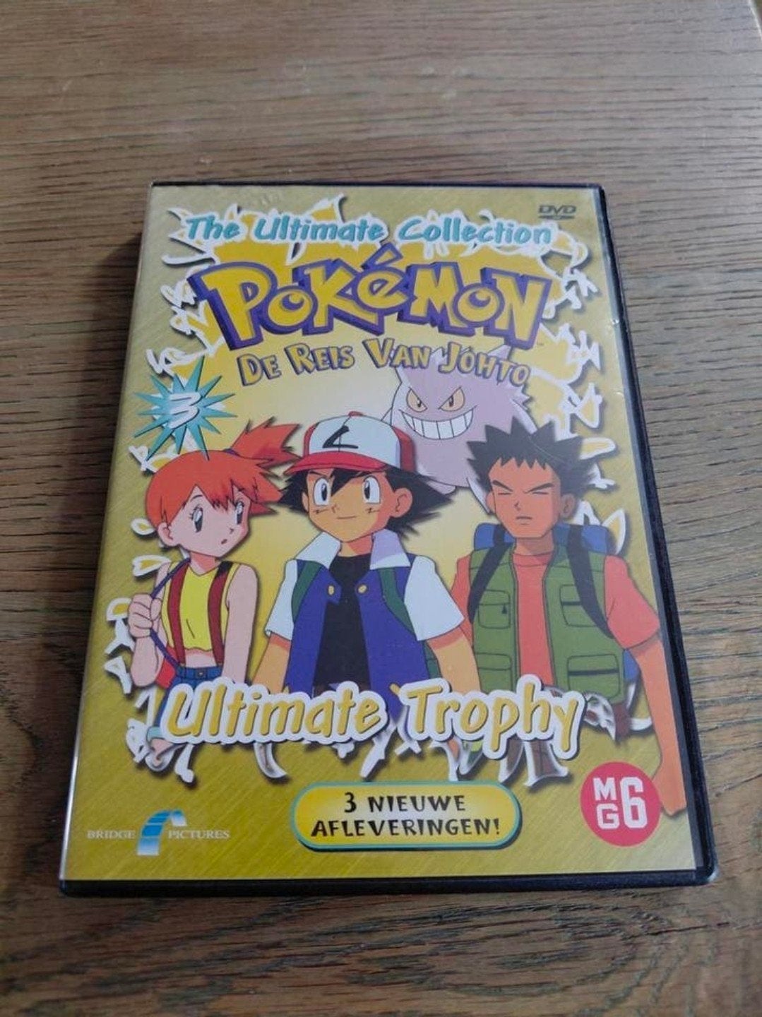 Pokemon de reis van Johto dvd. Ultimate collection 3., Gebruikt, Tekenfilm, Anime (Japans), Ophalen of Verzenden