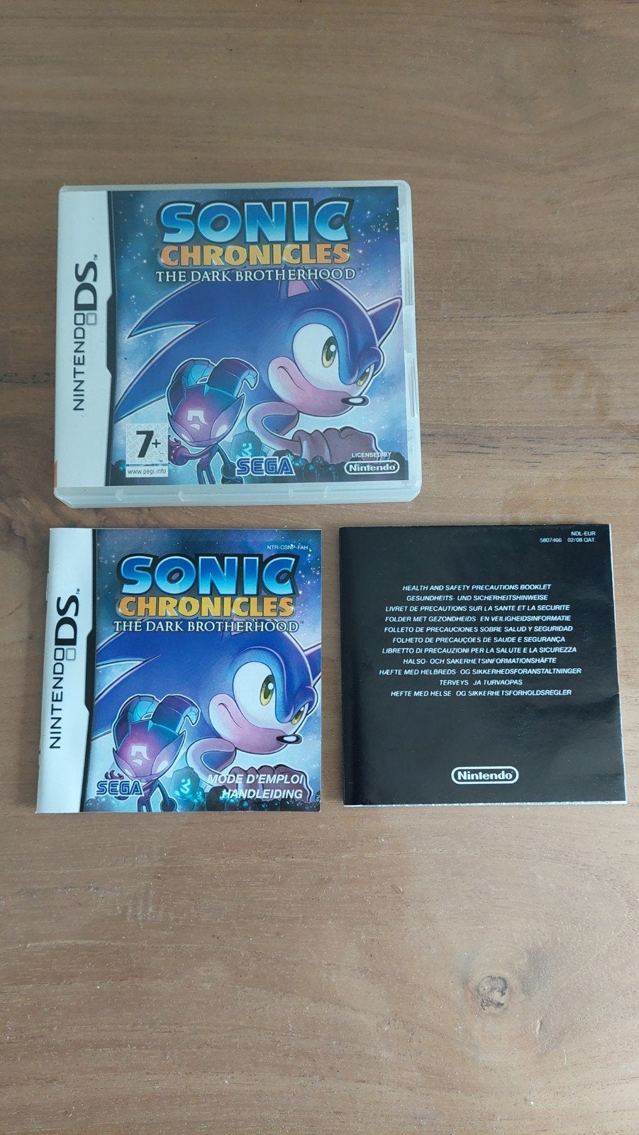 SONIC DS DOOSJE (Let op!! GEEN SPEL), Ophalen