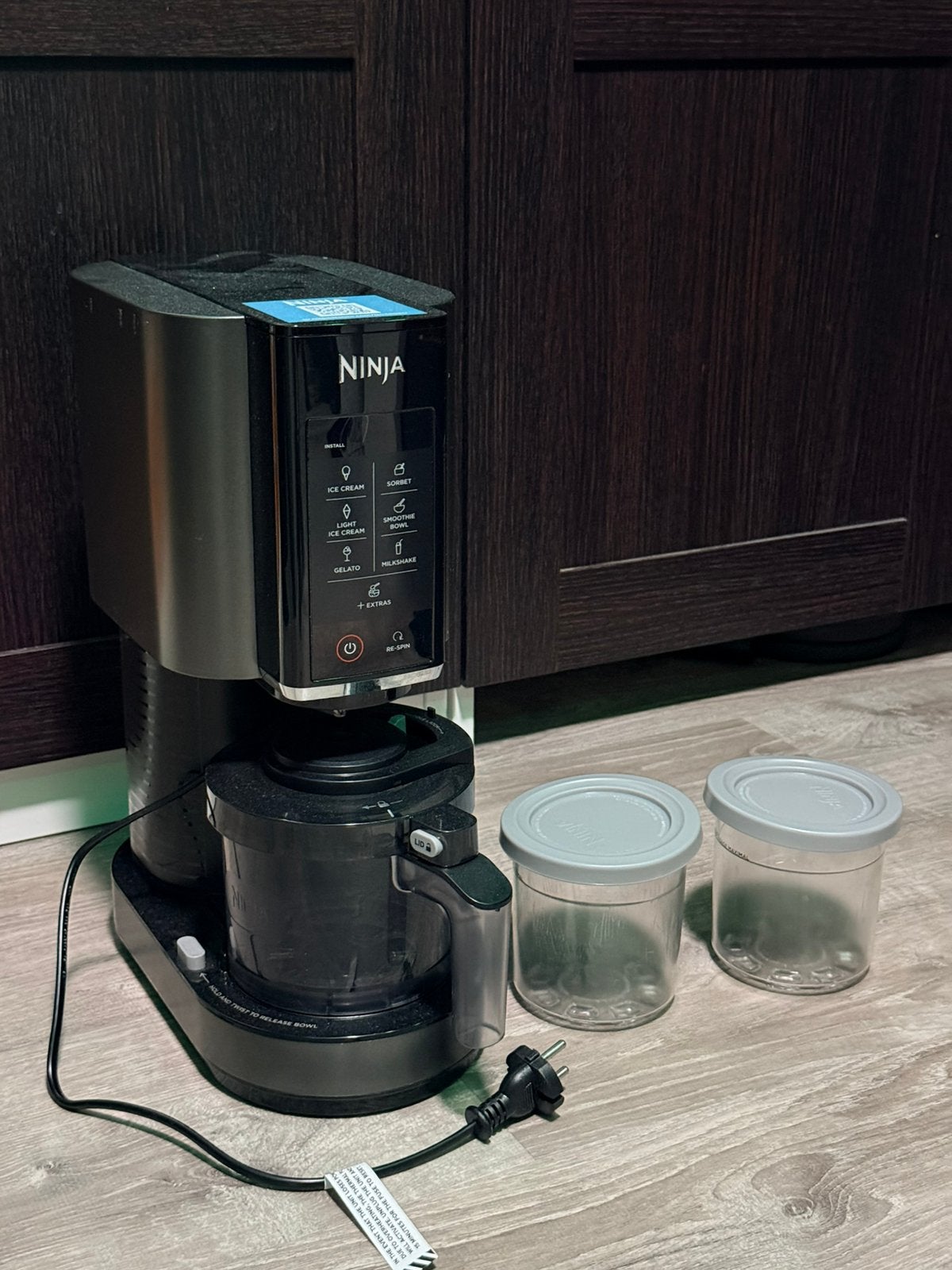 Ninja CREAMi IJsmachine + 3 Bakjes, Ophalen, Zo goed als nieuw
