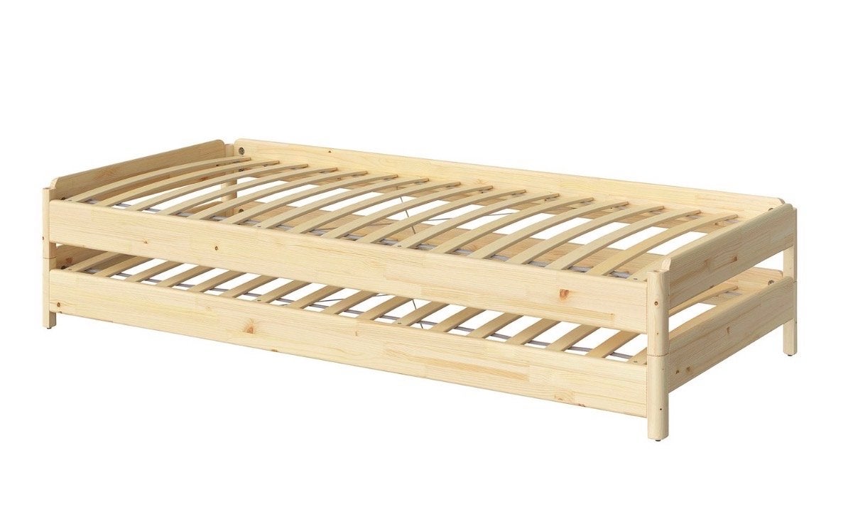 IKEA UTÅKER Stapelbed / Eenpersoonsbedden (2x), Ophalen, Gebruikt, Overige kleuren, Tweepersoons