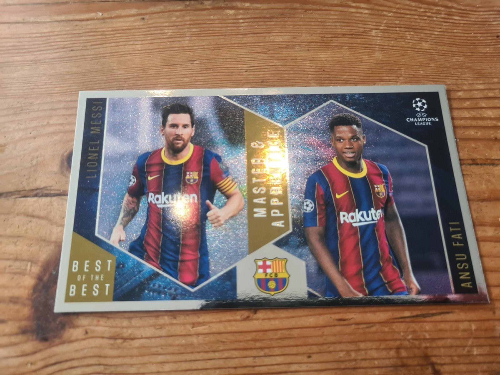 Best of the best Messi/familie topps/panini, Verzamelen, Verzenden, Nieuw, Buitenlandse clubs, Poster, Plaatje of Sticker