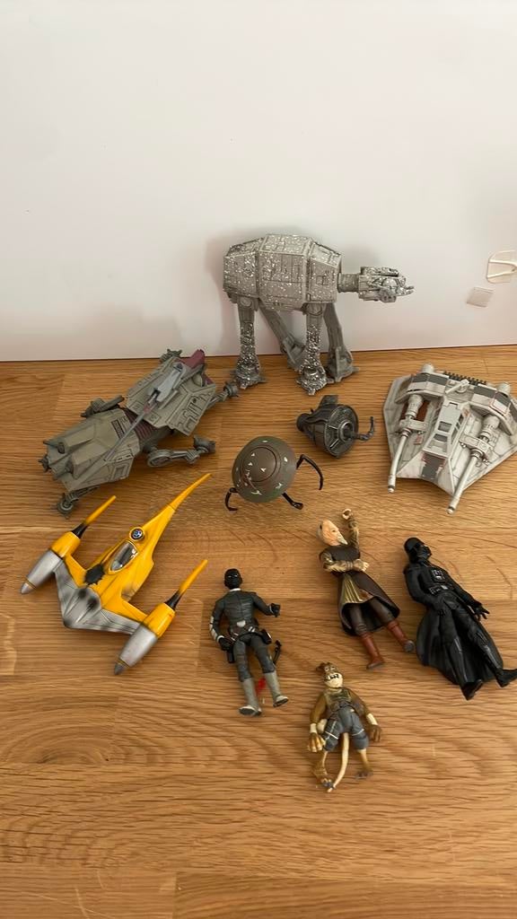 Star Wars diverse voertuigen at-at enz, Verzamelen, Star Wars, Ophalen of Verzenden, Gebruikt, Actiefiguurtje