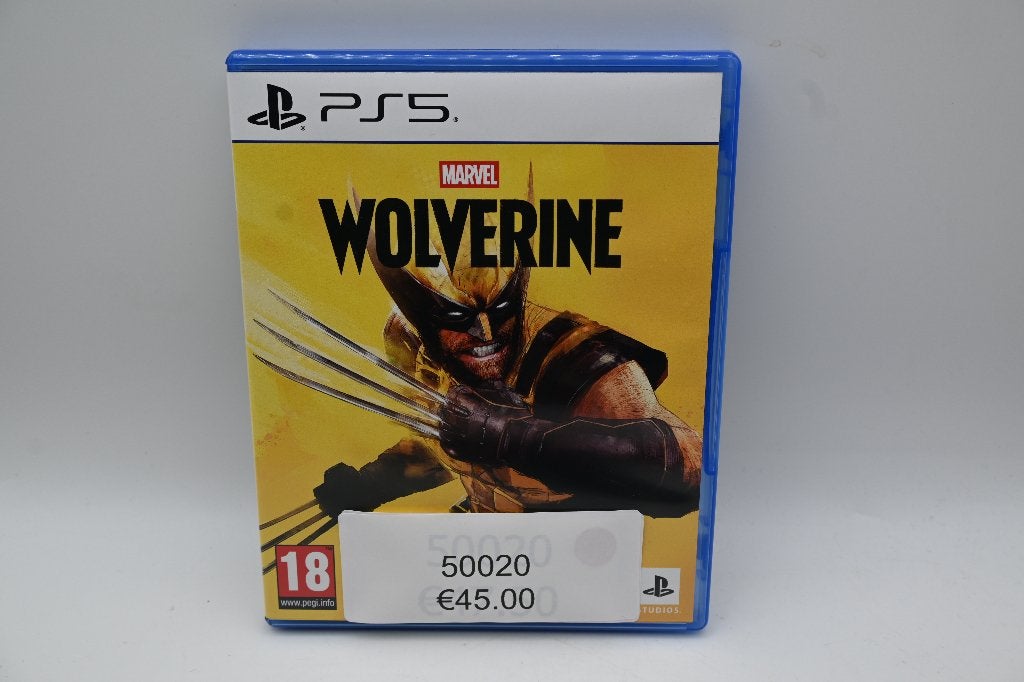 Marvel Wolverine CD Krasvrij Diverse PS5 Games - Nieuwstaat