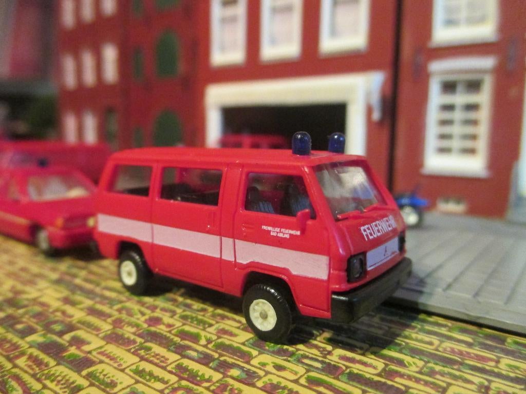 1979 Mitsubishi L300 4x4 bus Rietze Vrijw. Brandweer #2, Ophalen of Verzenden, Gebruikt, Bus of Vrachtwagen, Rietze
