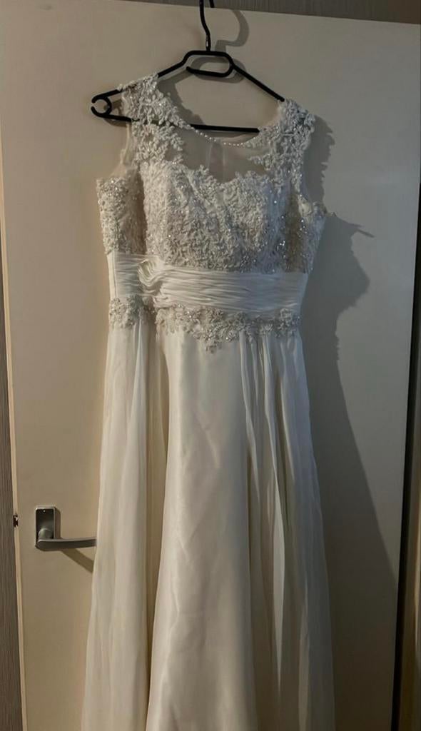 Prachtige Witte Trouwjurk, Ophalen of Verzenden, Nieuw, Wit, Trouwjurk
