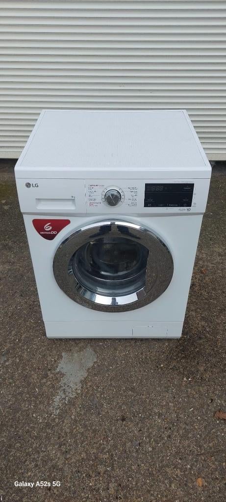 LG Wasmachine 9 kg met Stoom functie, Witgoed en Apparatuur, 1200 tot 1600 toeren, Gebruikt, Euromaxx, 8 tot 10 kg