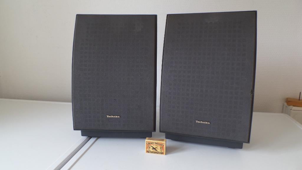 Luidsprekerset, TECHNICS, SB-LS10, 60 W, 3-Way-(#8779), Audio, Tv en Foto, Luidsprekers, Gebruikt, Front, Rear of Stereo speakers