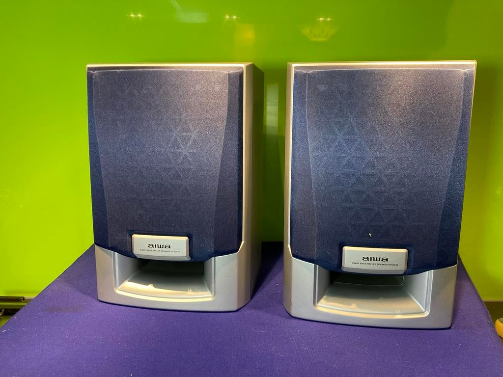 Aiwa SX-NSZ202 Luidsprekers - 6 Ohm - Set van 2, Audio, Tv en Foto, Luidsprekers, Overige merken, Gebruikt, Ophalen of Verzenden