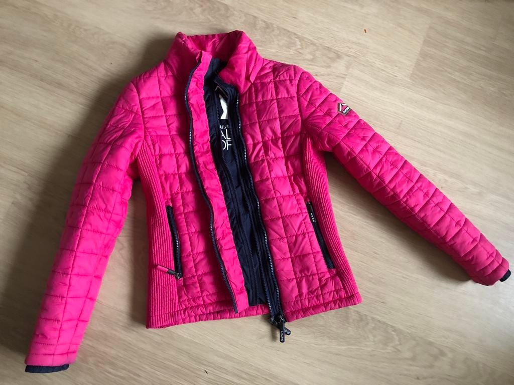 Superdry Winterjas Maat M - Dames/Meisjes, Ophalen of Verzenden, Zo goed als nieuw, Maat 38/40 (M), Roze