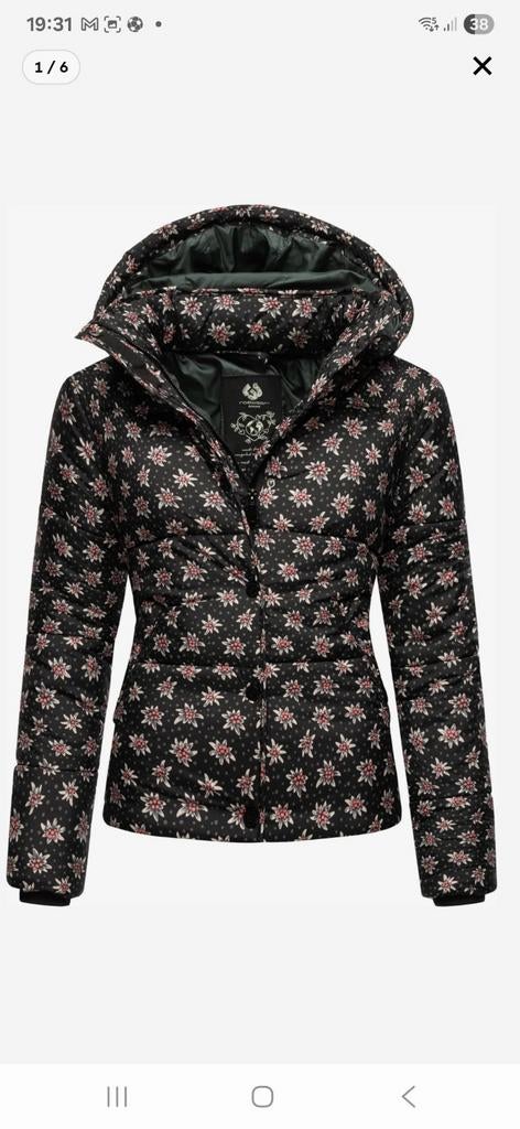 RAGWEAR winterjas mt xl, Kleding | Dames, Ophalen of Verzenden, Zo goed als nieuw, Maat 46/48 (XL) of groter, Zwart