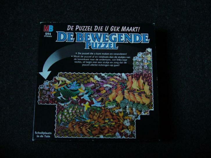 MB puzzle - de bewegende puzzel, Ophalen of Verzenden, Minder dan 500 stukjes, Zo goed als nieuw, Legpuzzel