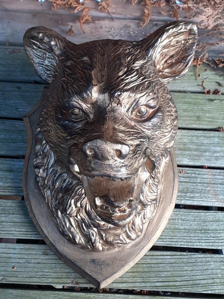 Berekop op Paneel - Wanddecoratie, Ophalen of Verzenden, Zo goed als nieuw