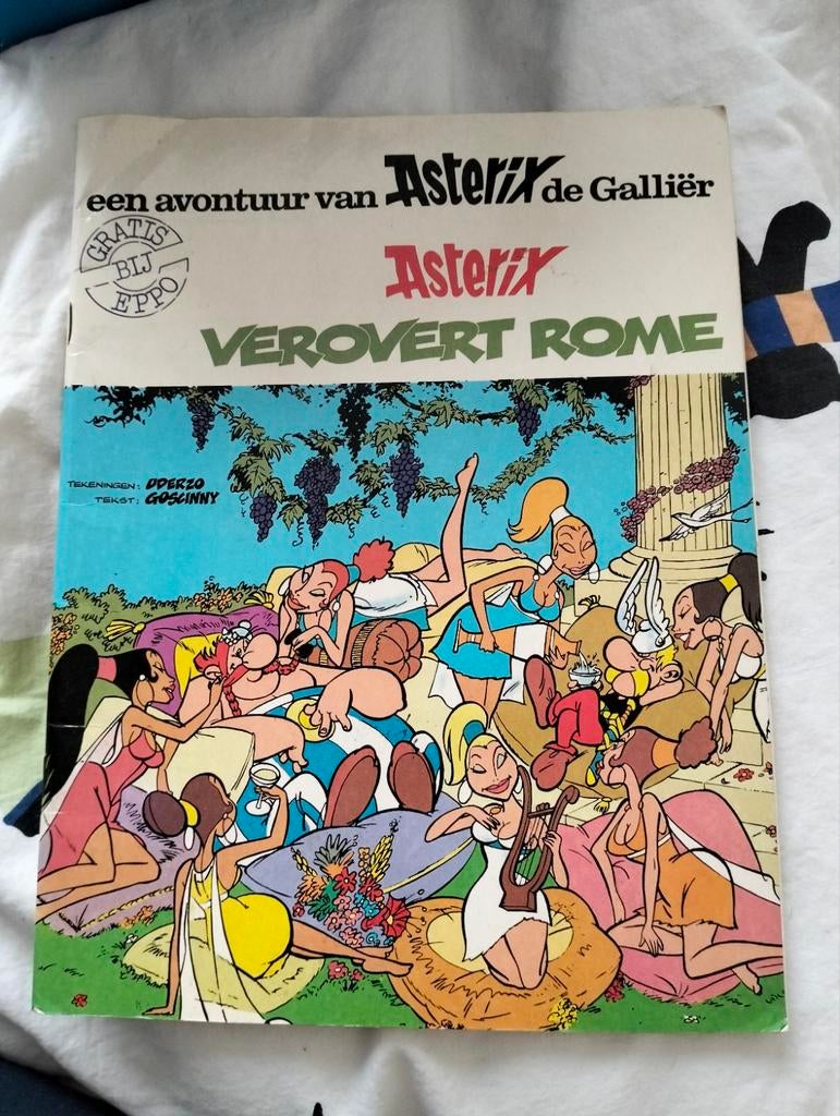 Asterix Verovert Rome - Gelezen stripboek, Eén stripboek, Ophalen of Verzenden, Gelezen