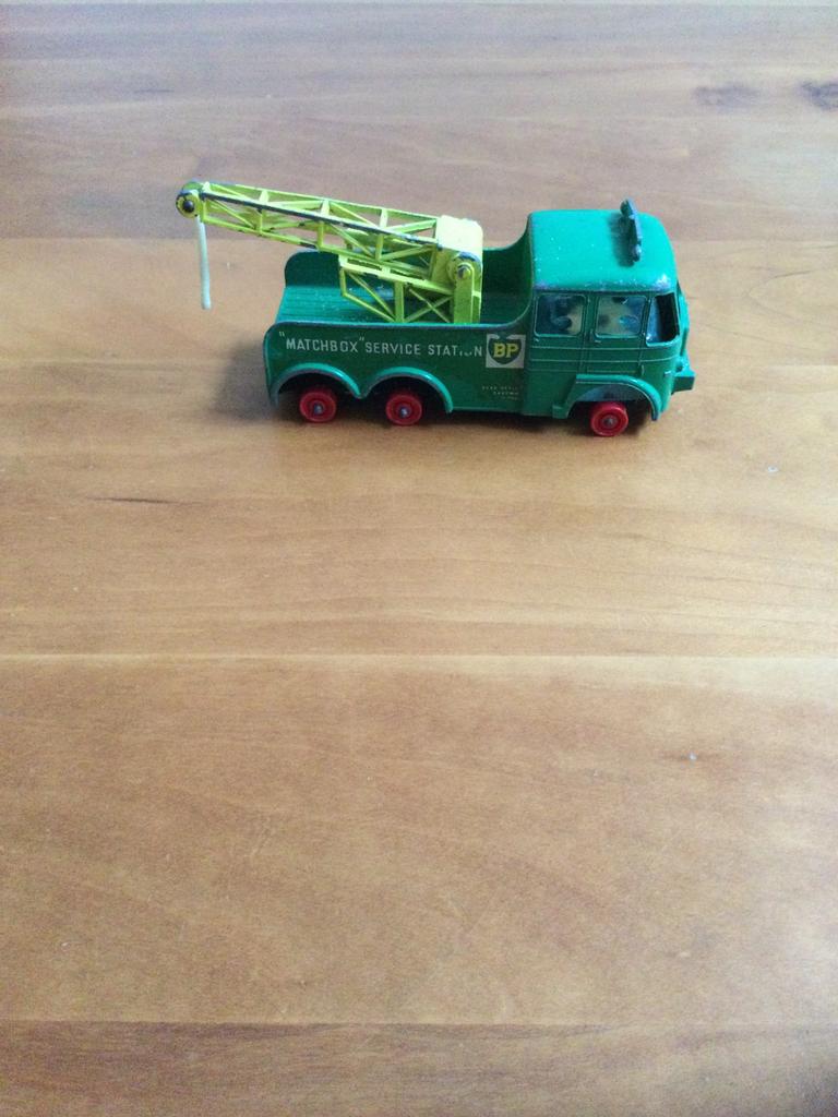 Oude match box BP takelwagen, Ophalen of Verzenden, Zo goed als nieuw