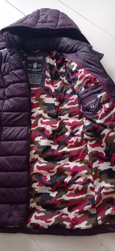 Marikoo winterjas, Kleding | Dames, Maat 38/40 (M), Marikoo, Paars, Ophalen of Verzenden