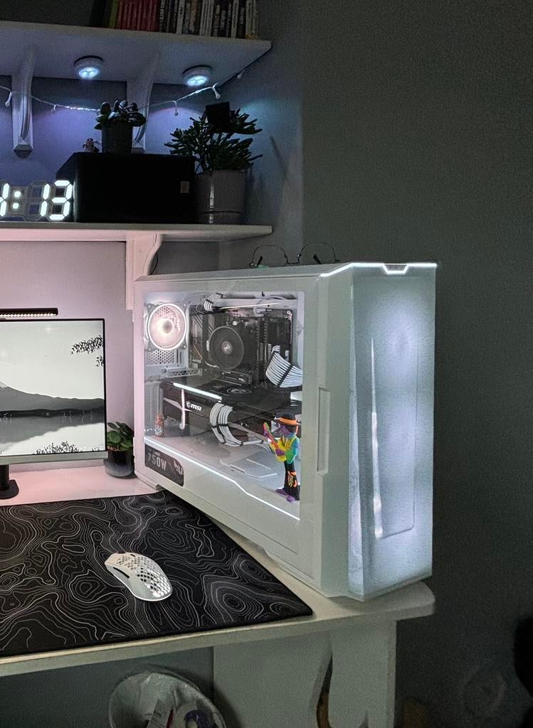 Phanteks G500A case wit || INCLUSIEF FANS!, Ophalen of Verzenden, Zo goed als nieuw