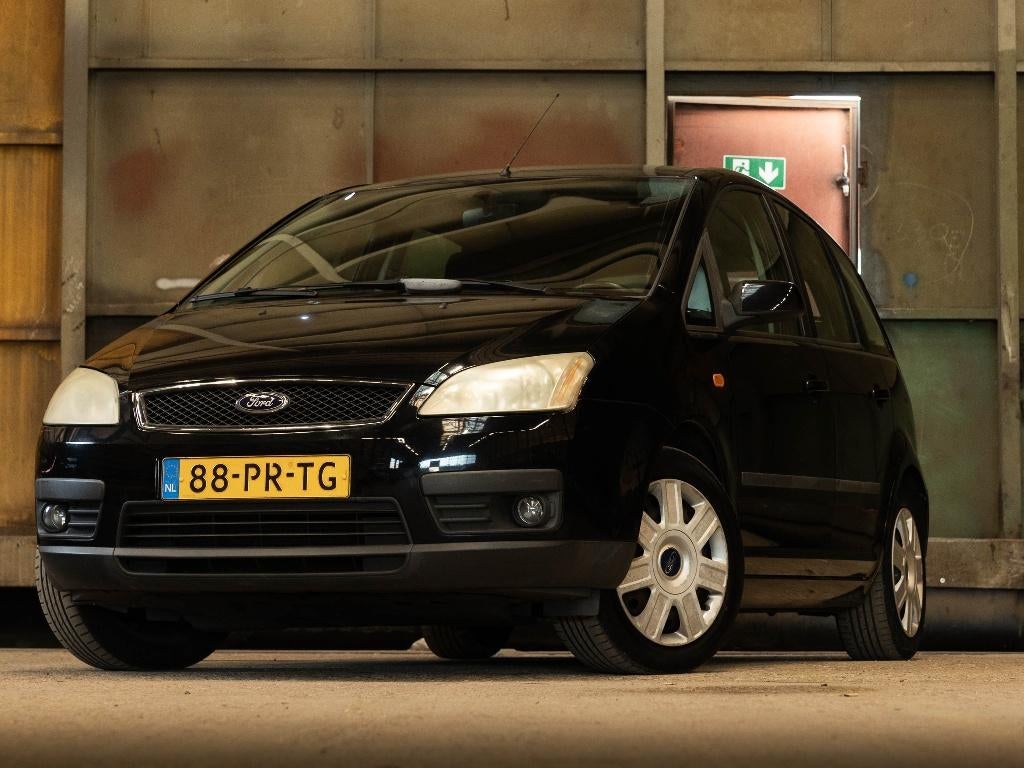 INRUILKOOPJE Ford C-Max 1.8 92KW 2004 Zwart, Auto's, Ford, Voorwielaandrijving, Zwart, 4 cilinders, Zwart