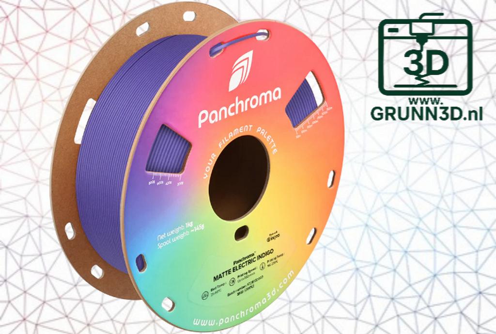 Panchroma Matte PLA 1.75mm 1kg 3D filament Electric Indigo, Ophalen of Verzenden, Nieuw