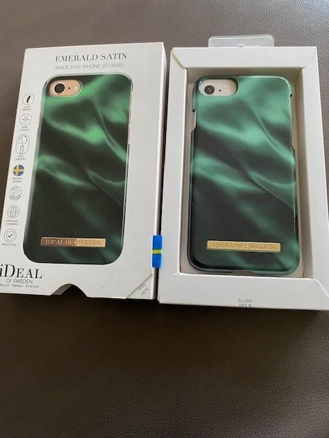 Hoesje iPhone 8/7/6/6S Emerald Satin / iDeal, Telecommunicatie, Mobiele telefoons | Hoesjes en Frontjes | Apple iPhone, Ophalen of Verzenden