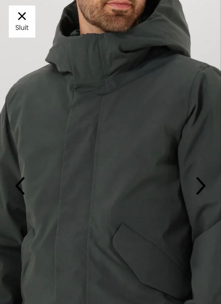 Elvine Hjalmar Parka Heren - Maat M - Zo Goed Als Nieuw, Verzenden, Zo goed als nieuw, Maat 48/50 (M), Groen