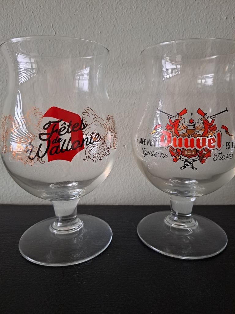 Duvel Fetes de Wallonië & Gentsche Feesten 2019, Ophalen of Verzenden, Zo goed als nieuw, Glas of Glazen, Duvel