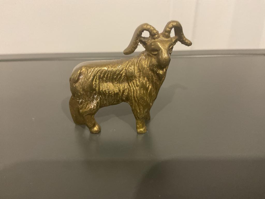Messing Ram Beeldje, Ophalen of Verzenden