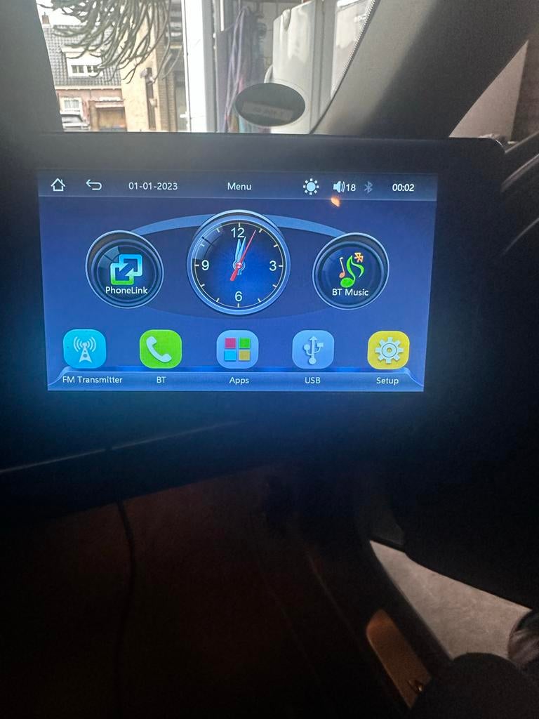Zgan Android autoradio - 18x10 cm, Ophalen of Verzenden, Zo goed als nieuw