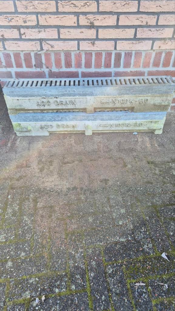 ACO Drain afvoergoten. € 20 -, per stuk, Tuin en Terras, Overige materialen, Gebruikt, Minder dan 100 cm, Ophalen of Verzenden