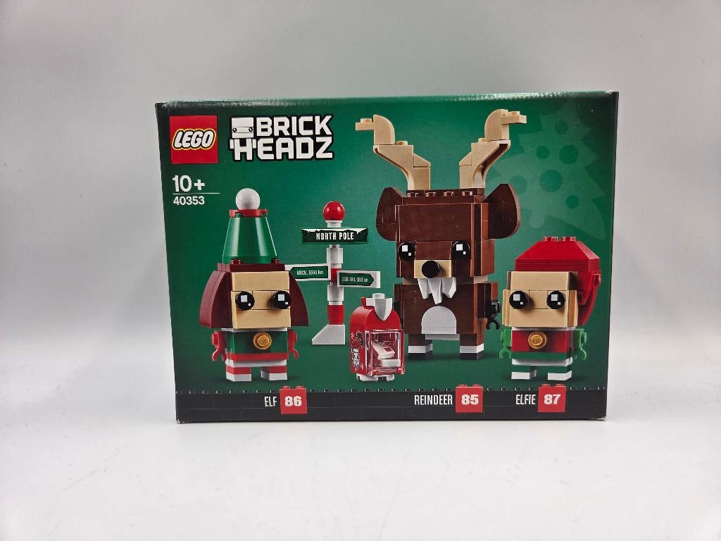 Lego Brickheadz Kerst 40353 Reindeer, Elf & Elfie, Kinderen en Baby's, Speelgoed | Duplo en Lego, Ophalen of Verzenden, Nieuw