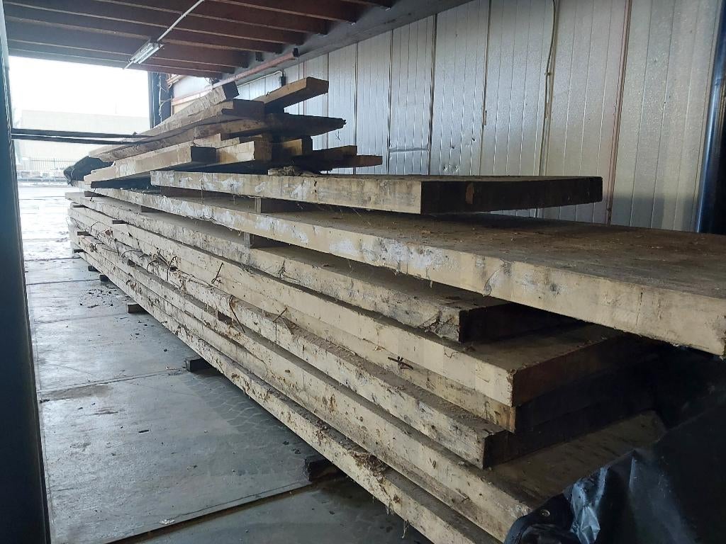 8x houten gelamineerde spanten 10 lang!, Gebruikt, Ophalen of Verzenden, Balk, Vuren