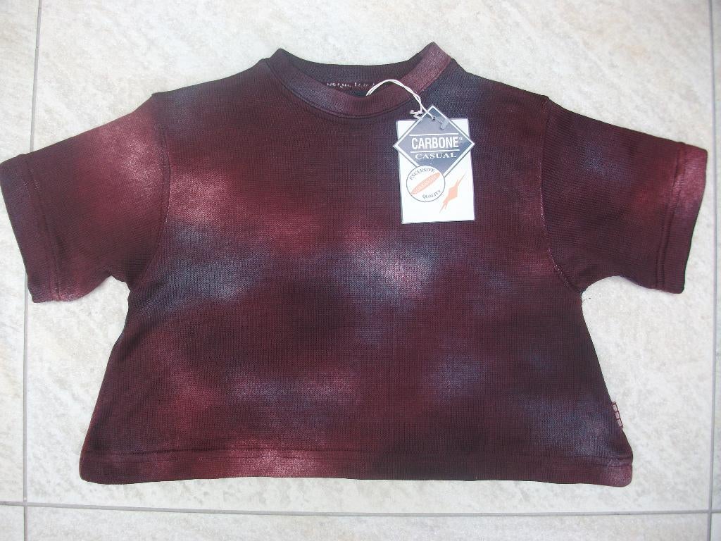 Carbone cropped shirt topje kersen rood NIEUW maat 116, Meisje, Carbone, Nieuw, Ophalen of Verzenden