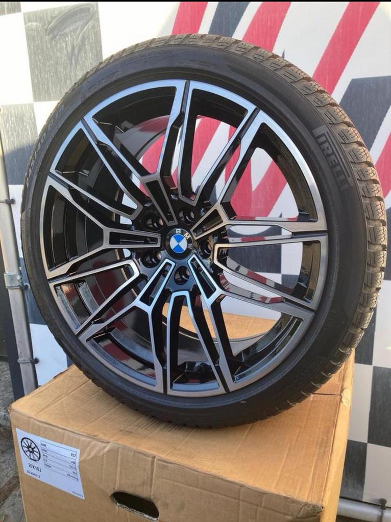 19 inch BMW 5 serie G30 velgen 5x112 G31 X3 X1 + pirelli, Auto-onderdelen, Banden en Velgen, 19 inch, 245 mm, Banden en Velgen