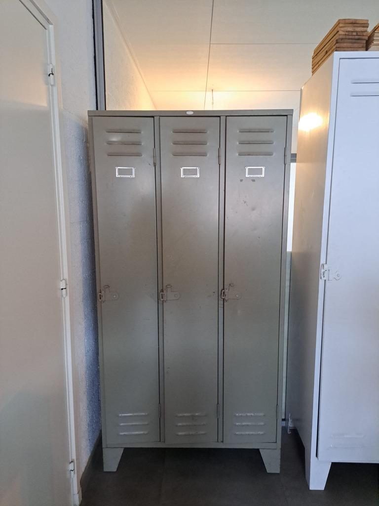Industriële Vintage Locker - Metaal - Groene Locker - Retro, Huis en Inrichting, Ophalen, Gebruikt, Vintage Industrieel
