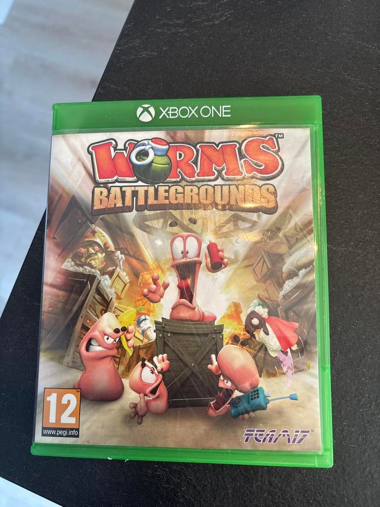 Xbox one game worms battlegrounds, Spelcomputers en Games, Games | Xbox 360, 1 speler, Ophalen of Verzenden, Zo goed als nieuw