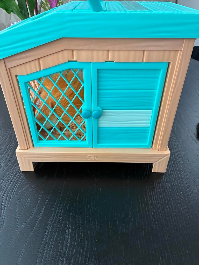 Moeder cavia met 3 mini cavia's, Kinderen en Baby's, Speelgoed | Overig, Ophalen, Zo goed als nieuw, Jongen of Meisje