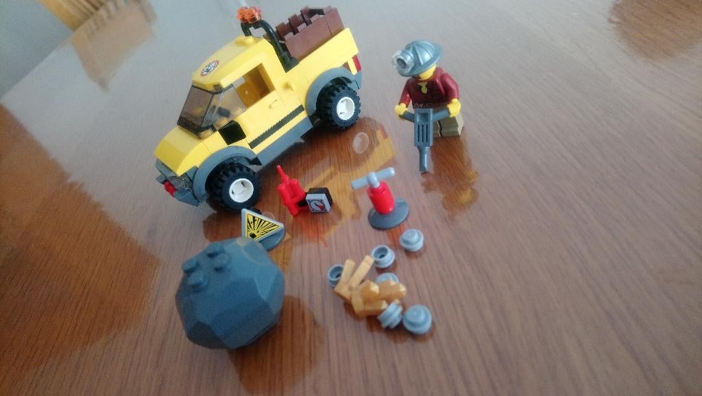 Lego city 4200 mijnbouw, Ophalen of Verzenden, Gebruikt, Complete set, Lego